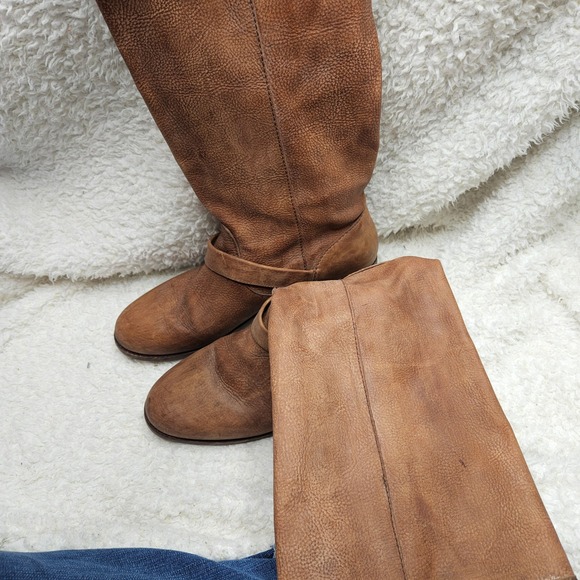 Ariat Barbury Brown Leather Buckle Riding Boots sz 10 - Picture 5 of 9